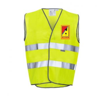 Gilet haute visibilité jaune fluo + Logo ALTEN