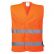 GILET HAUTE VISIBILITE ORANGE FLUO + LOGO ALTEN