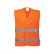 GILET HAUTE VISIBILITE ORANGE FLUO + LOGO ALTEN