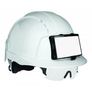 CASQUE DE CHANTIER EVOLITE LUNETTES PORTE-BADGE + LOGO ALTEN 2