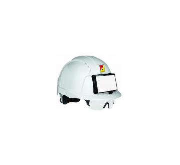 CASQUE DE CHANTIER EVOLITE LUNETTES PORTE-BADGE + LOGO ALTEN