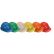 Casque de chantier 711100 coloris au choix : Bleu, Vert, Blanc, Jaune, Orange, Rouge