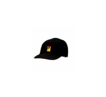 CASQUETTE NOIR ANTI-HEURT VISIERE COURTE + LOGO ALTEN