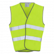 GILET SIGNALISATION CLASSE 2 JAUNE FLUO P101 - SACOBEL