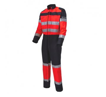 COMBINAISON 2 ZIP HAUTE VISIBILITE MULTIRISQUES ATEX SAFELINE MOLINEL