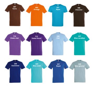 TEE-SHIRT IMPERIAL HOMME 11500 COL ROND - SOLS.